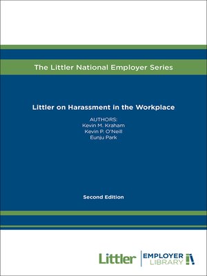 cover image of Littler on Harassment in the Workplace & Employee Training